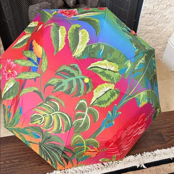 FARM Rio Vibrant Jungle Print Umbrella - Picture 2 of 4